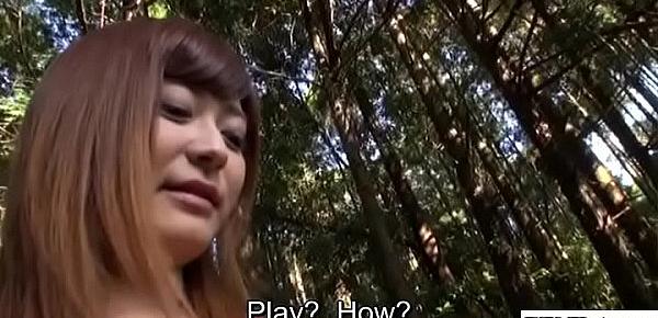  JAV star Haruki Satou bizarre outdoor facesitting Subtitled